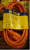 12ft orange ext cord h/d
